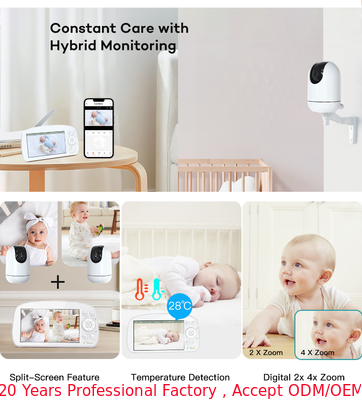 kaufen 1080P Full HD Baby Monitor mit App Wireless 2 Way Audio Nachtsicht Baby-Schlafmonitor on-line-Fertigung