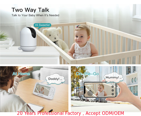 kaufen Lcd Heimsicherheit Wireless Baby Monitor Auto-Tracking 2.4Ghz Baby Monitor WLAN on-line-Fertigung
