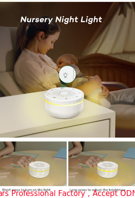 Buy USB Rechargeable White Noise Machine With Night Light And Timer Player online manufacture