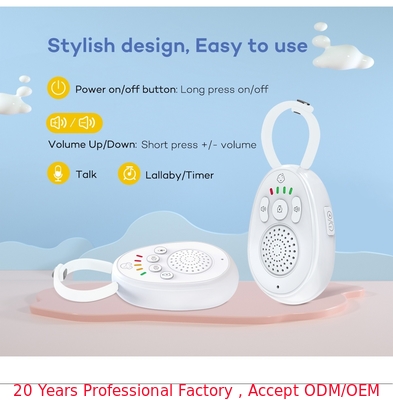 kaufen Tragbare Audio-Baby-Monitor-Plastik-Batteriegeräte für den Schlaf on-line-Fertigung