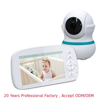 kaufen 720P HD Baby Monitor Split Screen 5 Zoll Video Babyfoon Zwei-Wege-Talk 2.4G drahtlos on-line-Fertigung