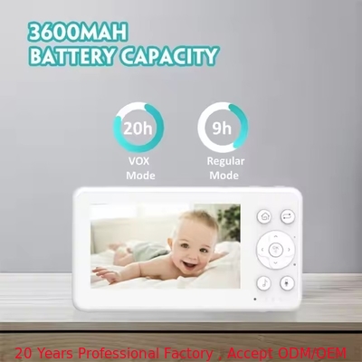 kaufen 4.3-Zoll-LCD-Splittbildschirm-Baby-Monitor mit Kamera 2.4Ghz Infrarot-Nachtbild-Video on-line-Fertigung
