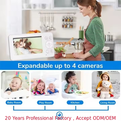 kaufen Drahtlose Kinderkamera 4,3-Zoll-LCD-Bildschirm 2-Wege-Audio-Video-Baby-Monitor on-line-Fertigung