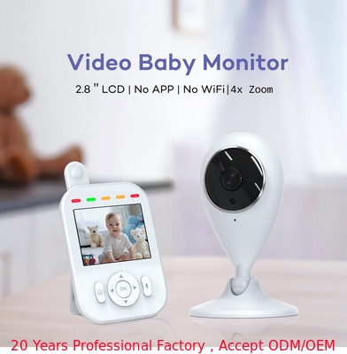 kaufen 2.8 Zoll Video Baby Monitor für Zwillinge Infrarot Nachtsicht Zwei-Wege-Gespräch Füttern Vox-Modus on-line-Fertigung