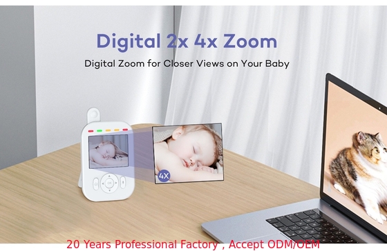 kaufen Hd 2,8 Zoll Video Baby Monitor Split Screen Zwei-Wege-Talk Baby Telefon Nachtsicht on-line-Fertigung