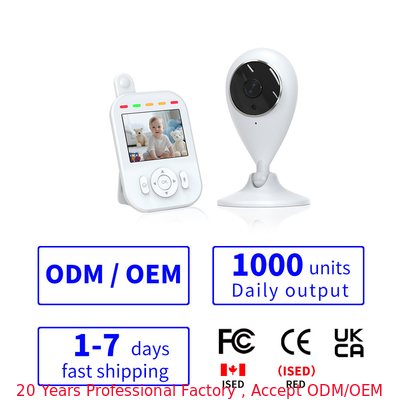 kaufen Smart Baby Monitor für Zwillinge Split Screen 2,8 Zoll Zwei-Wege-Audio Baby-Pflege-Gerät on-line-Fertigung