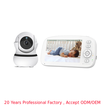 kaufen 720P drahtlose Babymonitorkamera Pan Tilt Zoom Eco-Modus Langer Standby-Temperatur Schallerkennung on-line-Fertigung