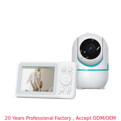 kaufen 3.2-Zoll-Baby-Monitor ohne WLAN 360 Pan Tilt Kamera Lullabies on-line-Fertigung