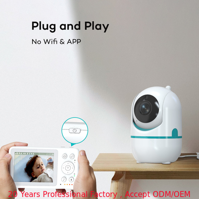kaufen Wireless Video Baby Monitor Keine WLAN 3,2 Zoll Diy Heimsicherheit Baby Monitor PTZ Kamera on-line-Fertigung