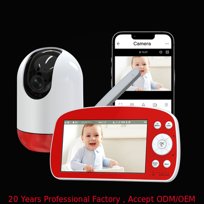 kaufen Full HD Baby Monitor mit App Mensch und Schallerkennung Wireless Audio Babyfoon on-line-Fertigung