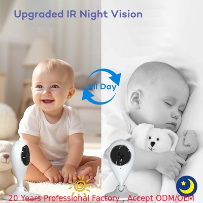 2.8 Zoll Smart Baby Monitor Ips 2.4G Wireless Nachtsicht Baby Monitor Weinen Erkennung