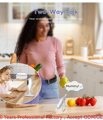 2.8 Zoll Hd Baby Monitor Weinen Sound Detection Zwei-Wege-Talk 2.4G drahtloses Baby-Telefon