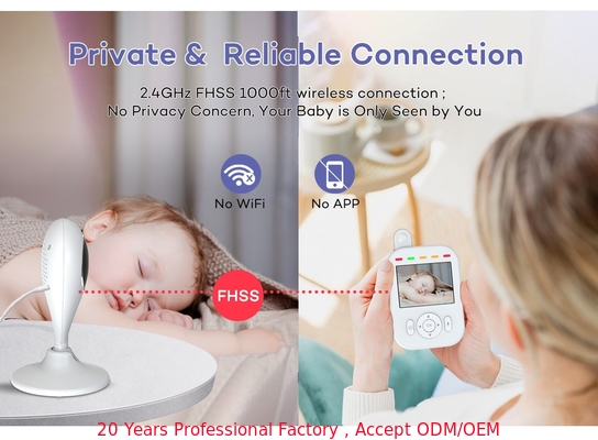 Auto Vox Portable Baby Monitor 2,8 Zoll 2 Way Talk mit Nachtsicht Lullabies