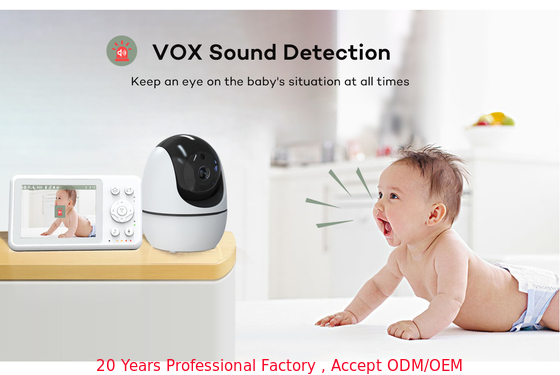 2 Way Full Hd Baby Monitor Up To 8 Hours Battery Life Baby Monitor No Wifi with 1 Camera 640 X 480P/15fps Video Resolution