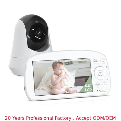 5.5 Zoll Video Nachtsicht Baby-Monitor Elektronischer Sound aktiviert Baby-Monitor
