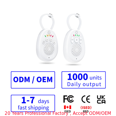 Light Weight Portable 2 Way Audio Baby Monitor Out Of Range Indicator The Baby Unit Built-in Lullabies for Enhanced Parenting