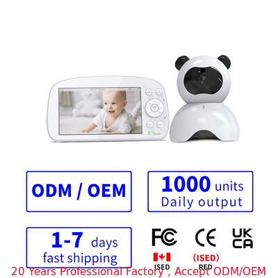 Smart PTZ Kamera Full HD Baby Monitor Bewegungserkennung Nachtsicht Kinder Pet Cam