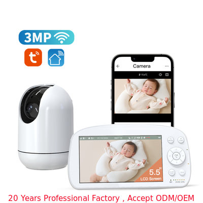 Hd Pet Video Baby-Schlaf-Monitoring-Gerät Ip Bewegungserkennung Zwei-Wege-Audio-Baby-Monitor