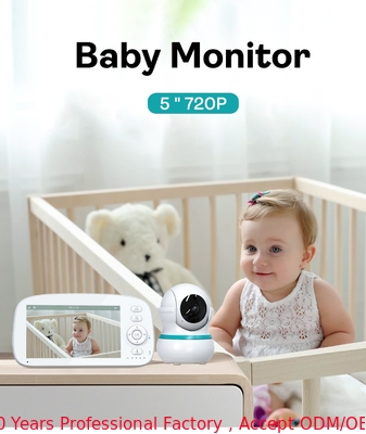 Two-Way Audio video baby phone and Wireless Transmission up to 300 Meters for High Definition Infant Monitor
