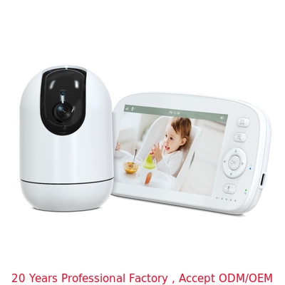 5 Zoll HD Baby Monitor mit Split-Screen Nachtsicht Baby Herzschlag Atemmonitor