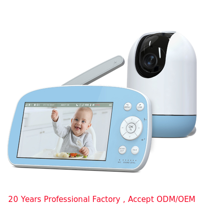 Moderner 720P Mini Baby Monitor WLAN 360 Grad Überwachung drahtloser Babyschutzmonitor