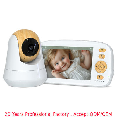 Smart 5 Zoll 720P HD Baby Monitor mit zwei PTZ Kameras Telefon Pan Tilt