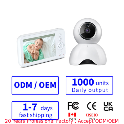 2.4G drahtloser Baby-Monitor mit Digital- und Audio-Fernbedienung
