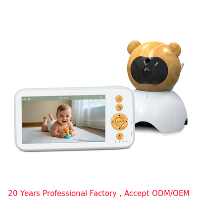 5.5 Zoll 1080P Video Baby Monitor Alarm Weinen Stillen Erinnerung Und Nachtsicht
