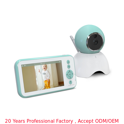 Heimsicherheit Wireless 5 Zoll Video Baby Monitor mit PTZ Kamera Video Nanny Diy