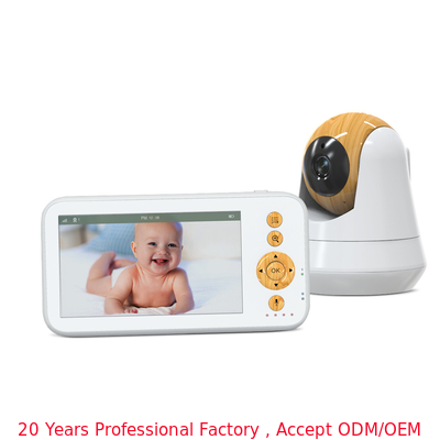 5 Zoll LCD Bildschirm Video Baby Monitor HD Nachtsicht 5000mAh Wiederaufladbare Batterie
