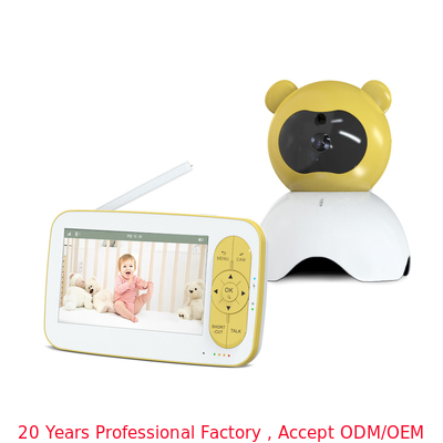 Nachtsicht Digital Baby Monitor 5 Zoll Duell View VOX Modus Baby Monitor OEM ODM