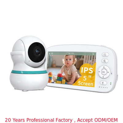 5 Inch HD Baby Monitor with 5000mAh Battery and 1000ft Range